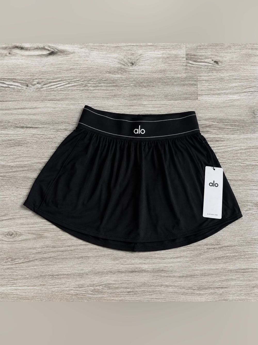 Alo Women's Black Active Skort